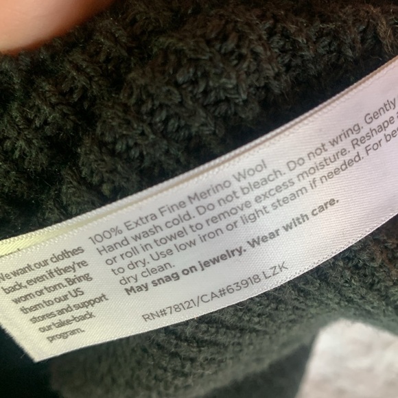 Eileen Fisher extra fine merino wool turtle neck sweater pullover minimalism L - Picture 3 of 8